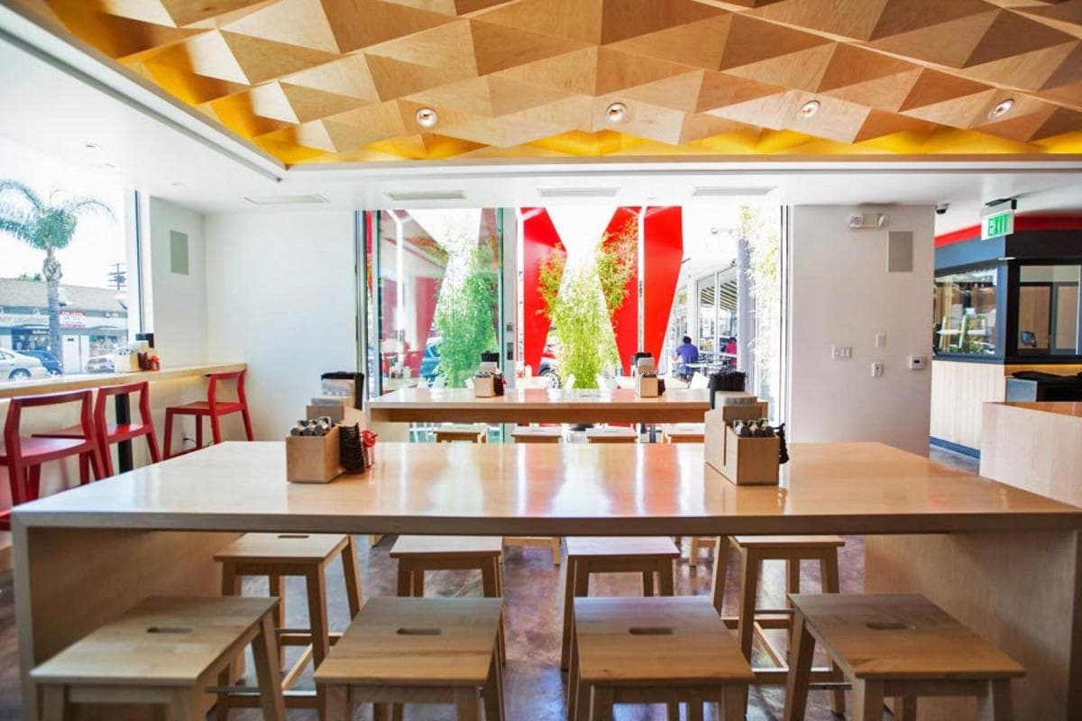 Melrose Tatsu Ramen location interior